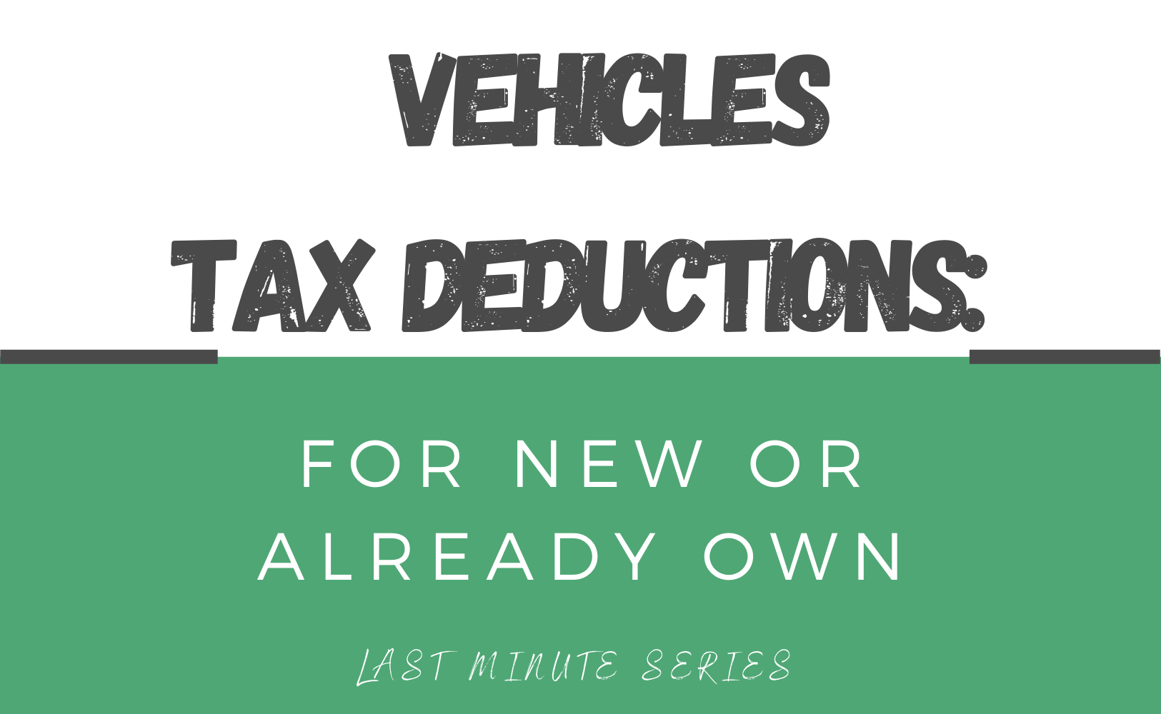 Do you need more 2020 tax deductions? 