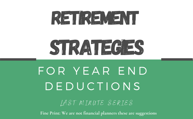 Year End Retirement Deductions