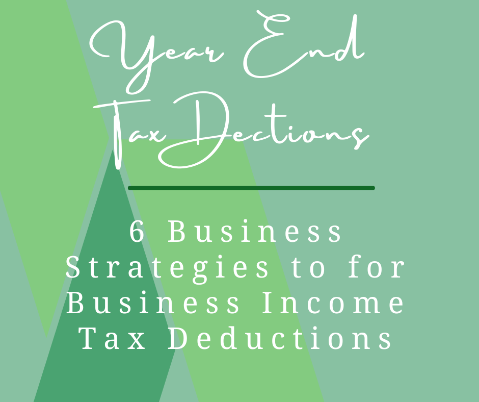 11th hour Business Income Tax Deductions 